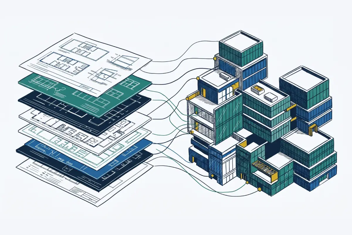 DWG layers becoming BIM families and objects